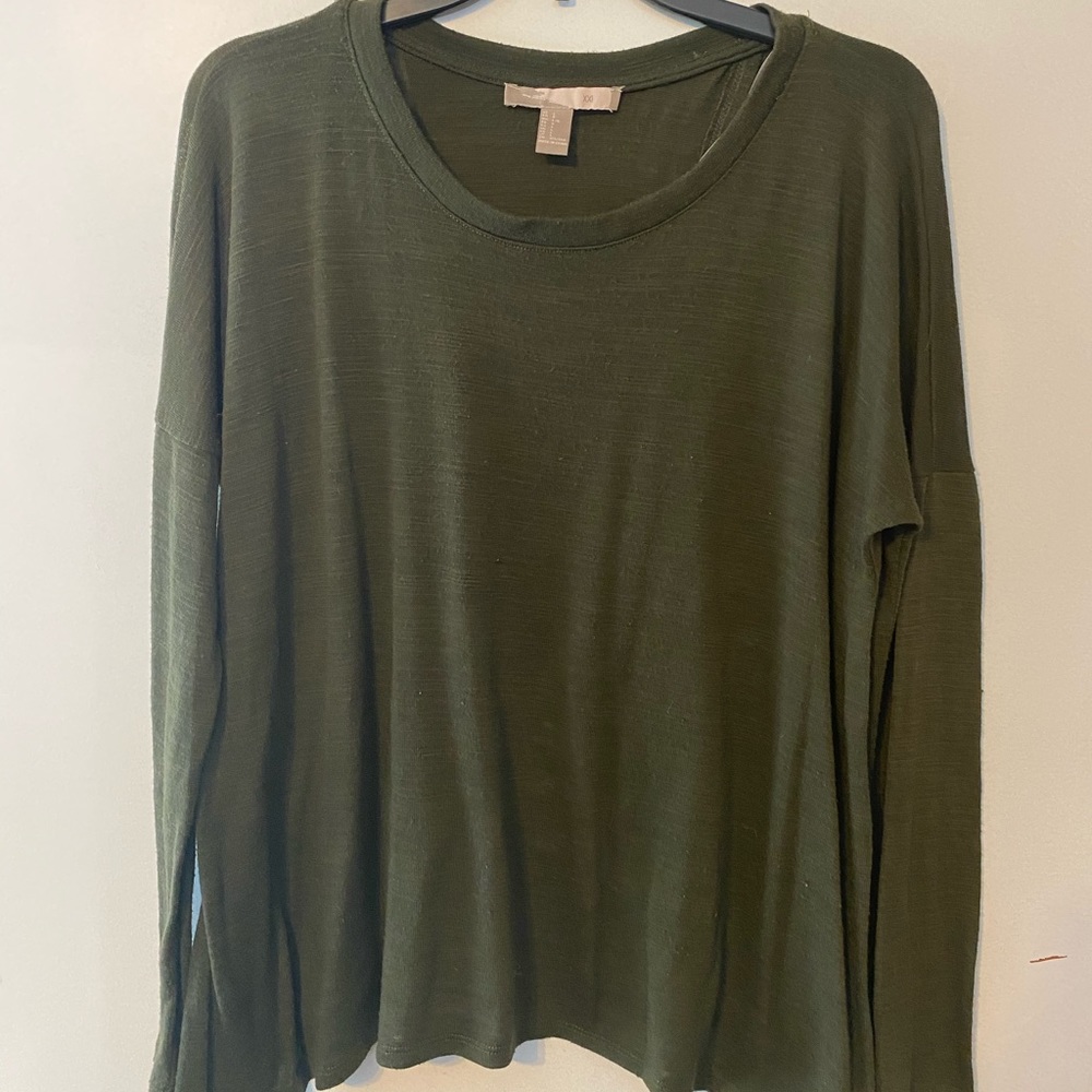 Open back long sleeve